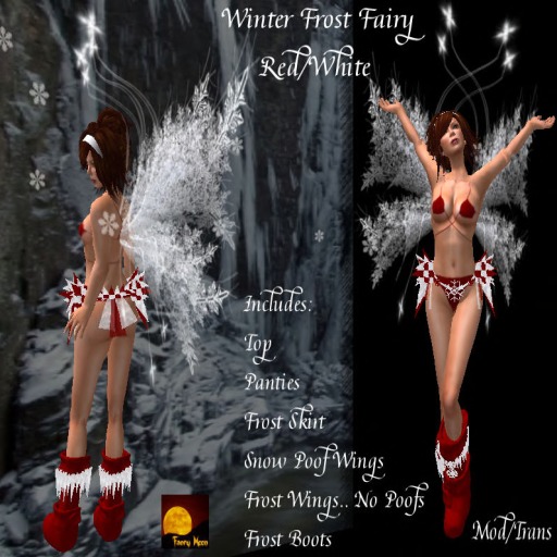 Winter Frost Fairy Red Set