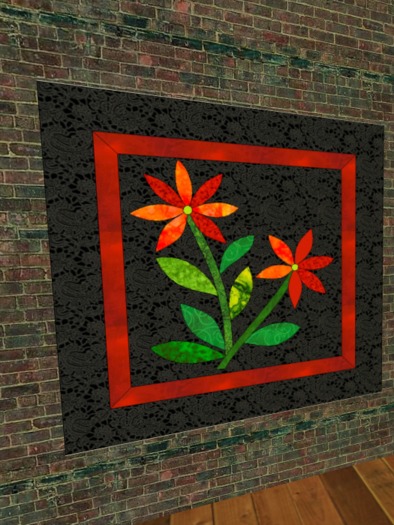 Pointed Daisy Quilt Baltimore Album Block