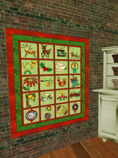 Christmas Applique quilt