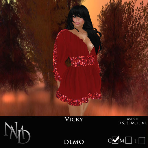 .:[NMD]:.  Vicky Dress Box Red