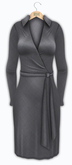 !Rebel Hope - Kennedy Mesh Dress Shades of Gray