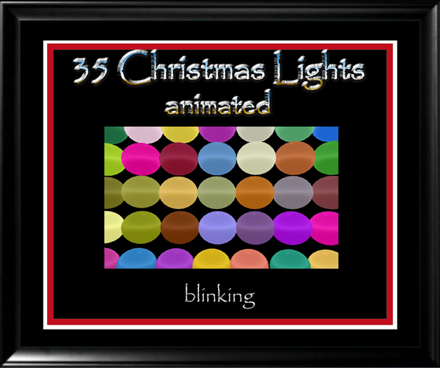 35 Christmas Blinking Lights