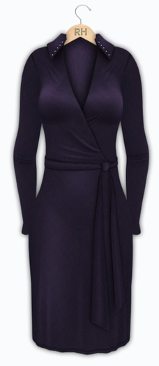 !Rebel Hope - Kennedy Mesh Dress Ripe Grapes