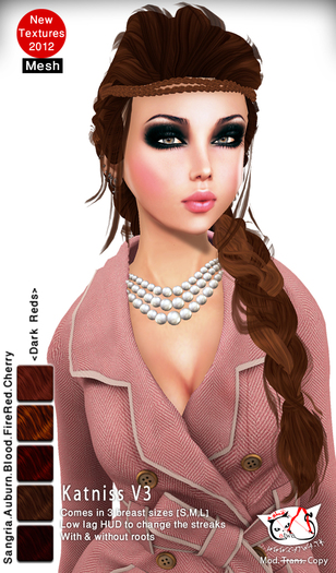 ^;^CaTwA^;^ Mesh Katniss V3/Dark Reds