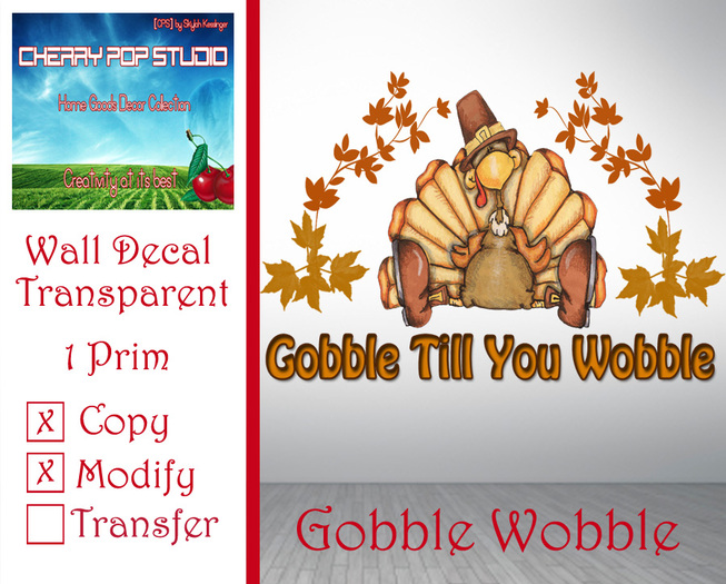 [CPS] Gobble Wobble Decal