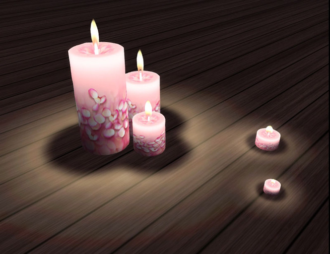 OO French Rose Candle Pack: Most Realistic Candles in SL