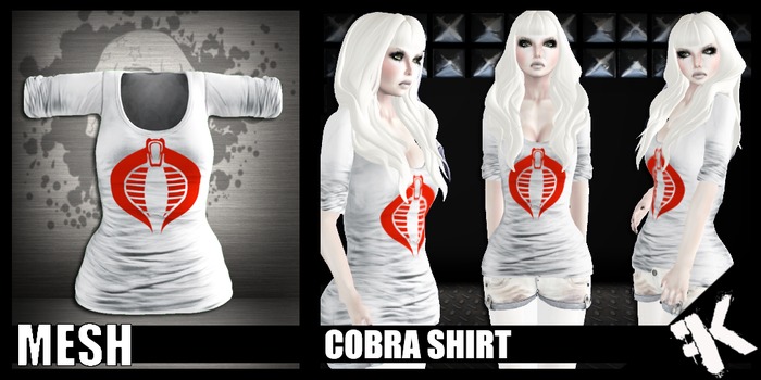 FK! - Cobra White Shirt