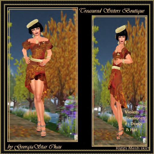 GSC Violets Treasures 3# Dress & Hats Riggs Mesh