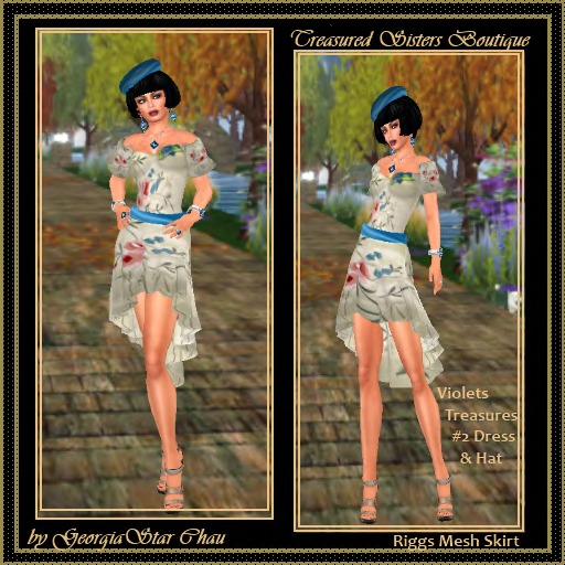 GSC Violets Treasures 2# Dress & Hats Riggs Mesh