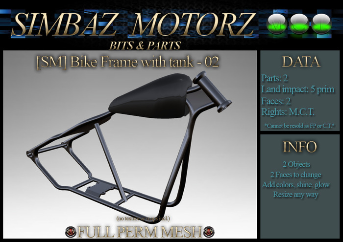 [SM] Bike Frame With Tank 02