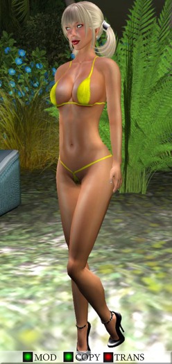 Teeny Bikini - MicroDrop - Yellow