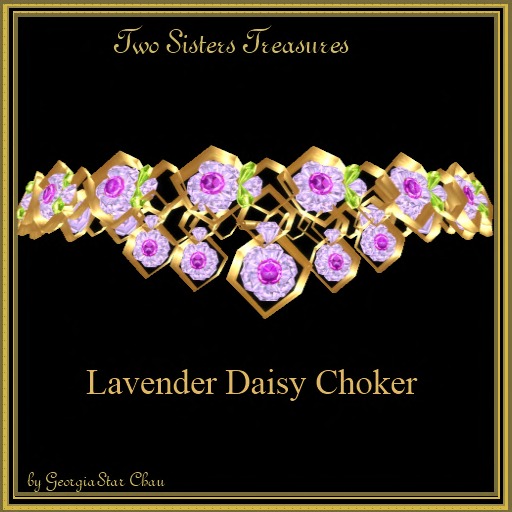 TST Lavender Daisy Choker