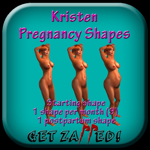 Kristen Pregnancy Shapes For GETZAPPED! Shapeshifter