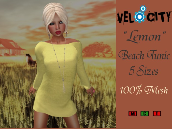 VELOCITY Lemon Beach Tunic