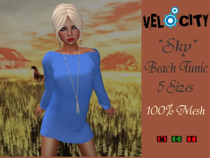 VELOCITY Sky Beach Tunic