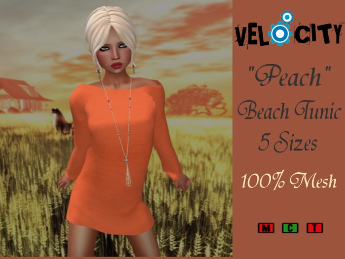 VELOCITY Peach Beach Tunic