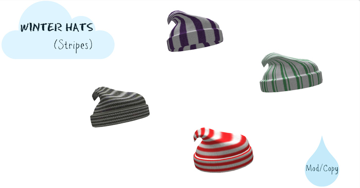 *DLS* Winter Hats (Stripes)
