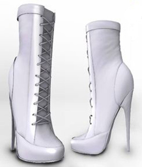 Second Life Marketplace - White laced Boots