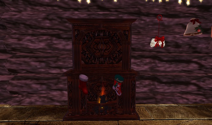 G^G Christmas fireplace with sounds