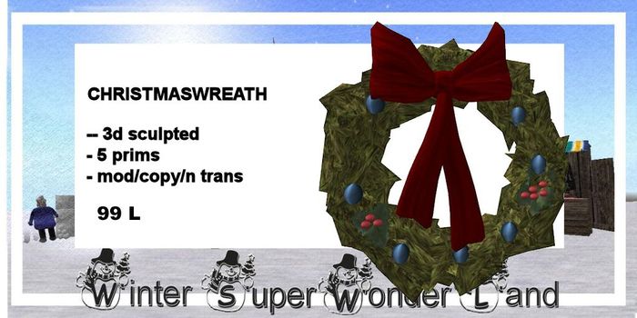 wreath 6 prims