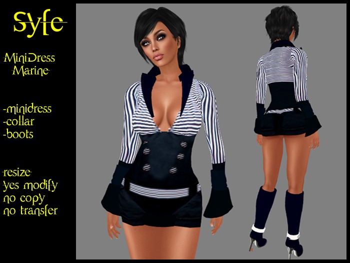 Mini Dress Marine - Syfe