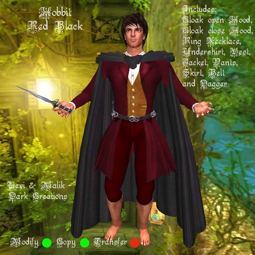 Hobbit Red Black