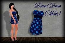 Blue Dotted Dress