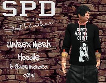SPD MESH HOODIE - DIRTY HAIRY