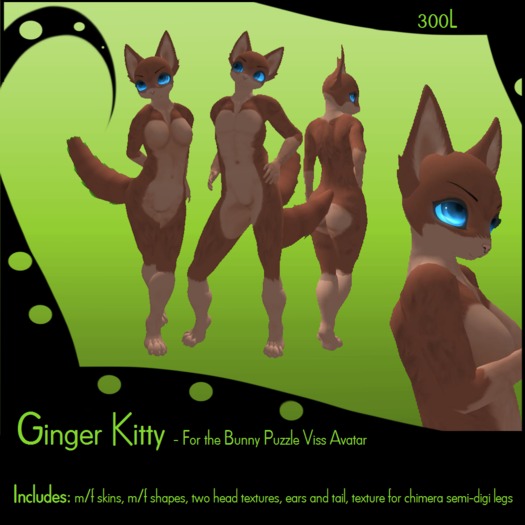 Ginger Kitty Mod for Viss Avatar