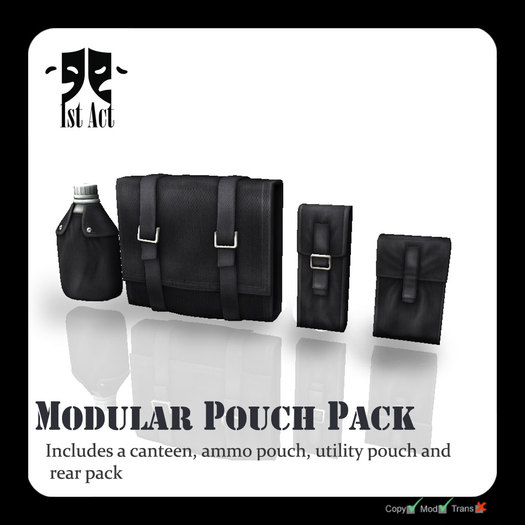 [1A] Modular Pouch Pack - Black