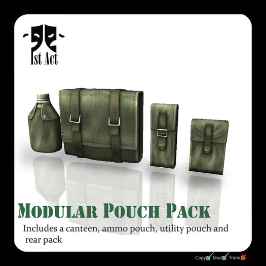 [1A] Modular Pouch Pack - Olive