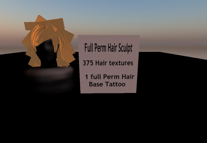 Full Perm Hair #10-kit