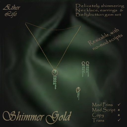 AEther Shimmer Gold set
