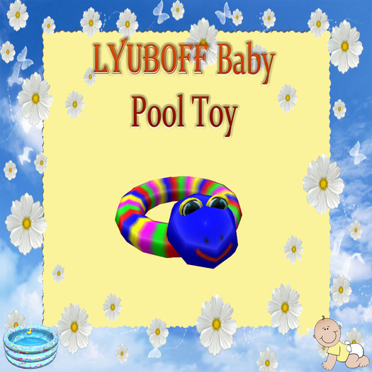 5 LYUBOFF Pool Toy Little Floaties (25 uses)