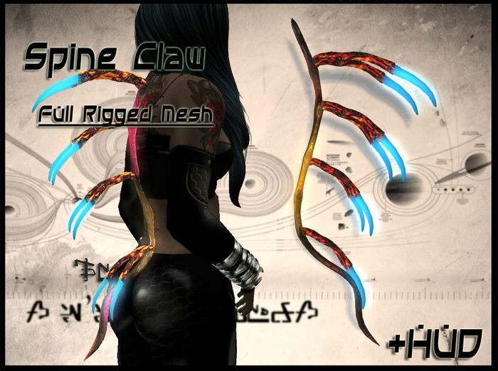 spine claw (Female)  +HUD 