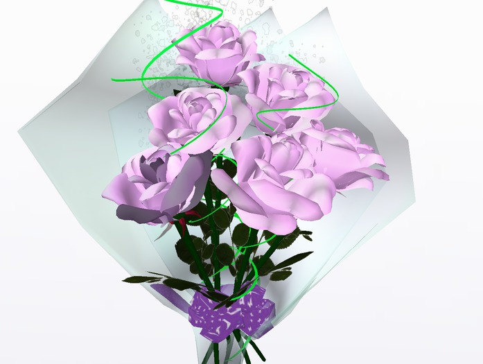 Bouquet  lavender rose boxed