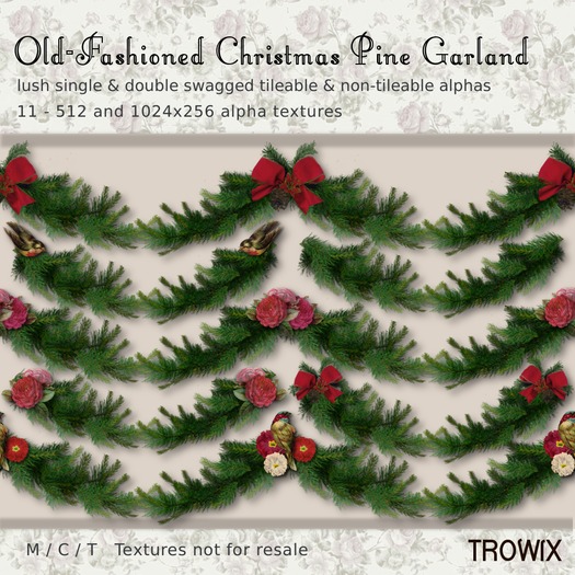 Trowix - Christmas Pine Garland Textures