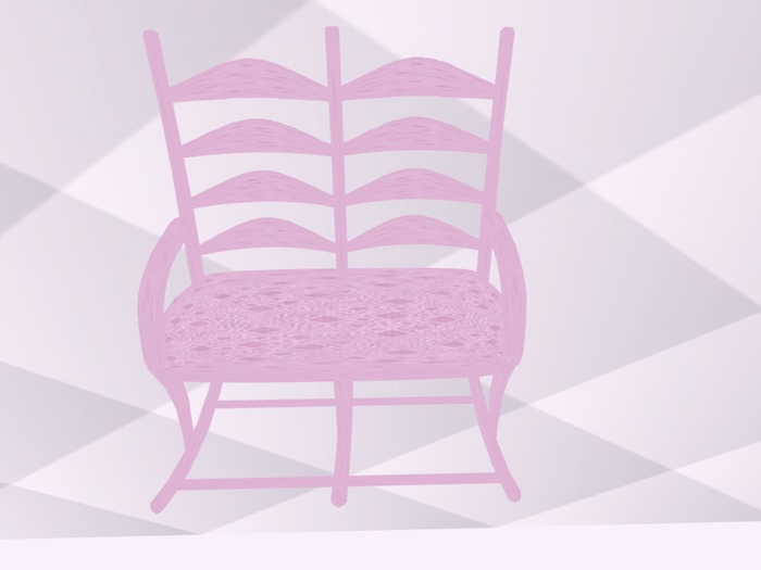 Fam Rocking Chair-Pink