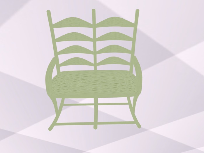 Fam Rocking Chair-Green