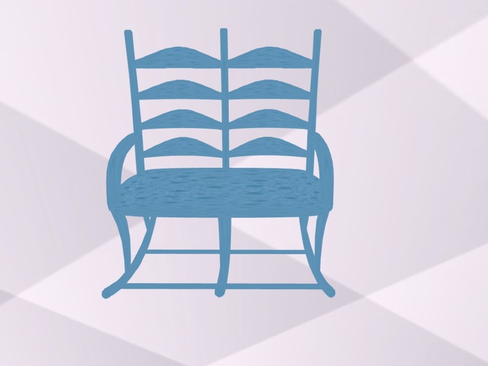 Fam Rocking Chair-Blue