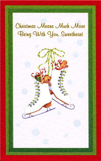 CHRISTMAS CARD SWEETHEART