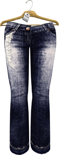 *Mesh Female Low Rise Jeans Dark Blue *