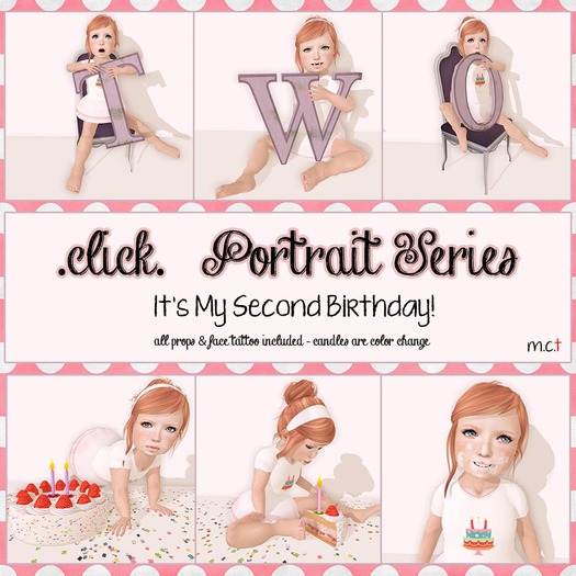 .click. Second Birthday - Blue