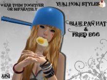 YHS Blue Pan Hat with Fried Egg