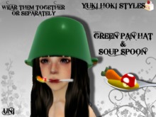 YHS Green Pan Hat with Spoon