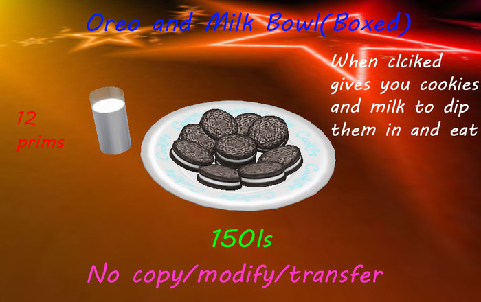 Oreo and Milk Bowl(Boxed)