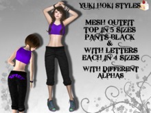YHS Mesh Spicy Outfit Purple