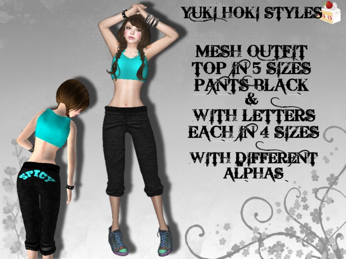 YHS Mesh Spicy Outfit Light Blue