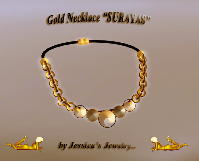 Gold necklace 'SURAYAS'