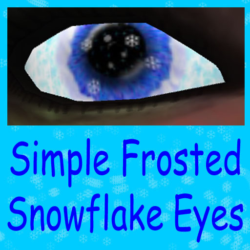 Frosted Snowflake Eyes